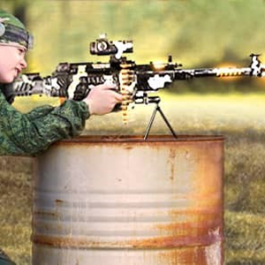 تفنگ اسباب بازی مسلسل لیزری ارتشی (machin gun)_اسباب بازی